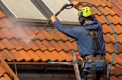 Démoussage et hydrofuge de toiture à Montillot